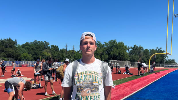 Texas Longhorns commit Trey Owens at Elite 11 Austin